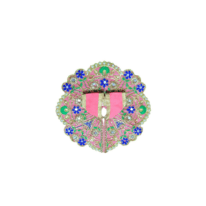 Tulsi Laddu Gopal Dress – Pink Floral Embroidered