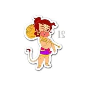 Tulsi Little Guardian – Bal Hanuman Sticker